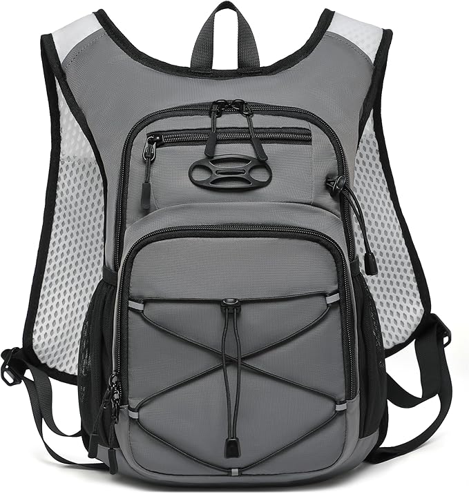 Wotony Lightweight Hydration Backpack with 2LOR 3LWater Bladder for Cycling Hiking Rave - Water Daypack for Men Women
