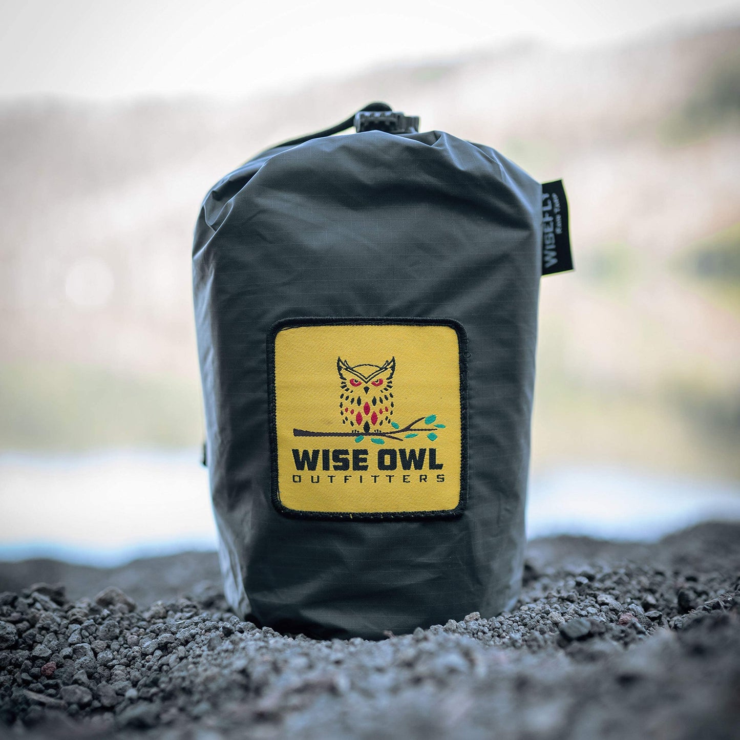 Wise Owl Outfitters Hammock Rain Fly – Waterproof Camping Tarp Cover with Tent Stakes & Carry Bag