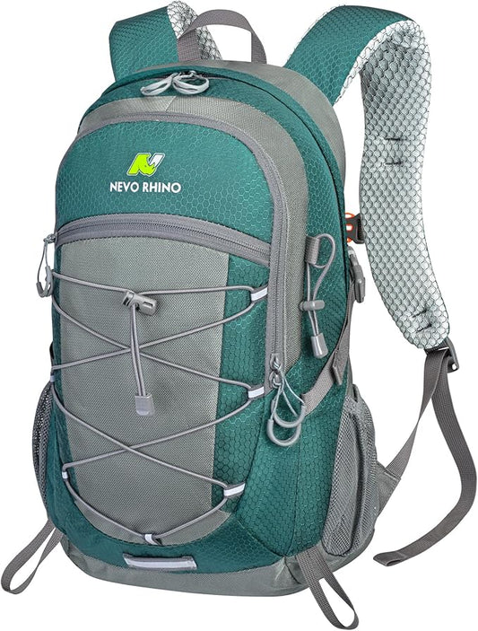 N NEVO RHINO Hiking Backpack 20L Water Resistant Outdoor Day Pack,Lightweight Travel Small Backpack for Men Women