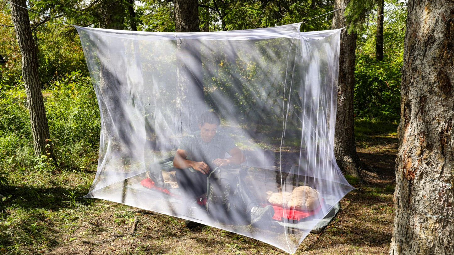 Coghlan's Rectangular Mosquito Net – Lightweight Mesh Canopy for Camping, Travel, and Outdoor Use