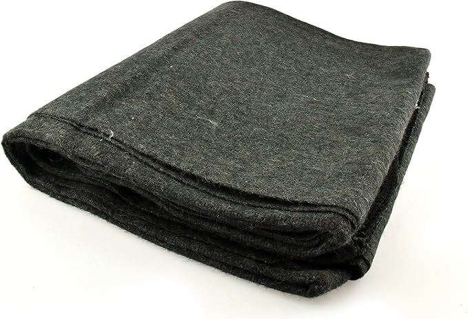 SE Green 64??x 84??4-lb. Warm Blanket with 80% Wool - BI64846GN