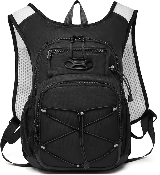 Wotony Lightweight Hydration Backpack with 2LOR 3LWater Bladder for Cycling Hiking Rave - Water Daypack for Men Women