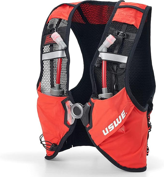 USWE Pace - Running Vest Hydration Pack with 2 x 500ml UltraFlask, Backpack for Men and Women