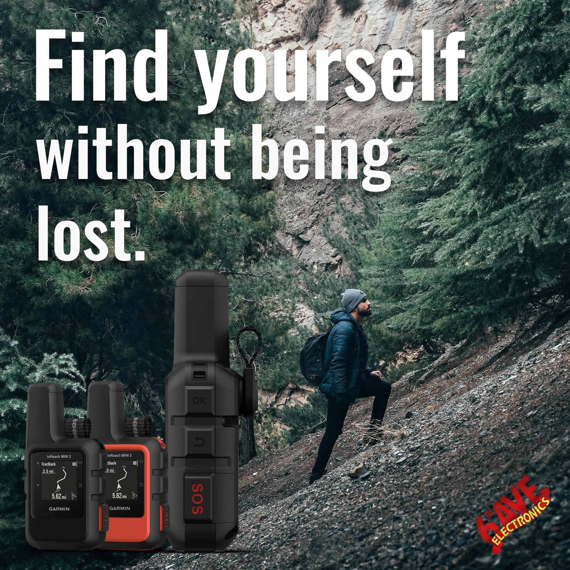 Garmin inReach Mini 2 Satellite Communicator (Flame Red) Bundle