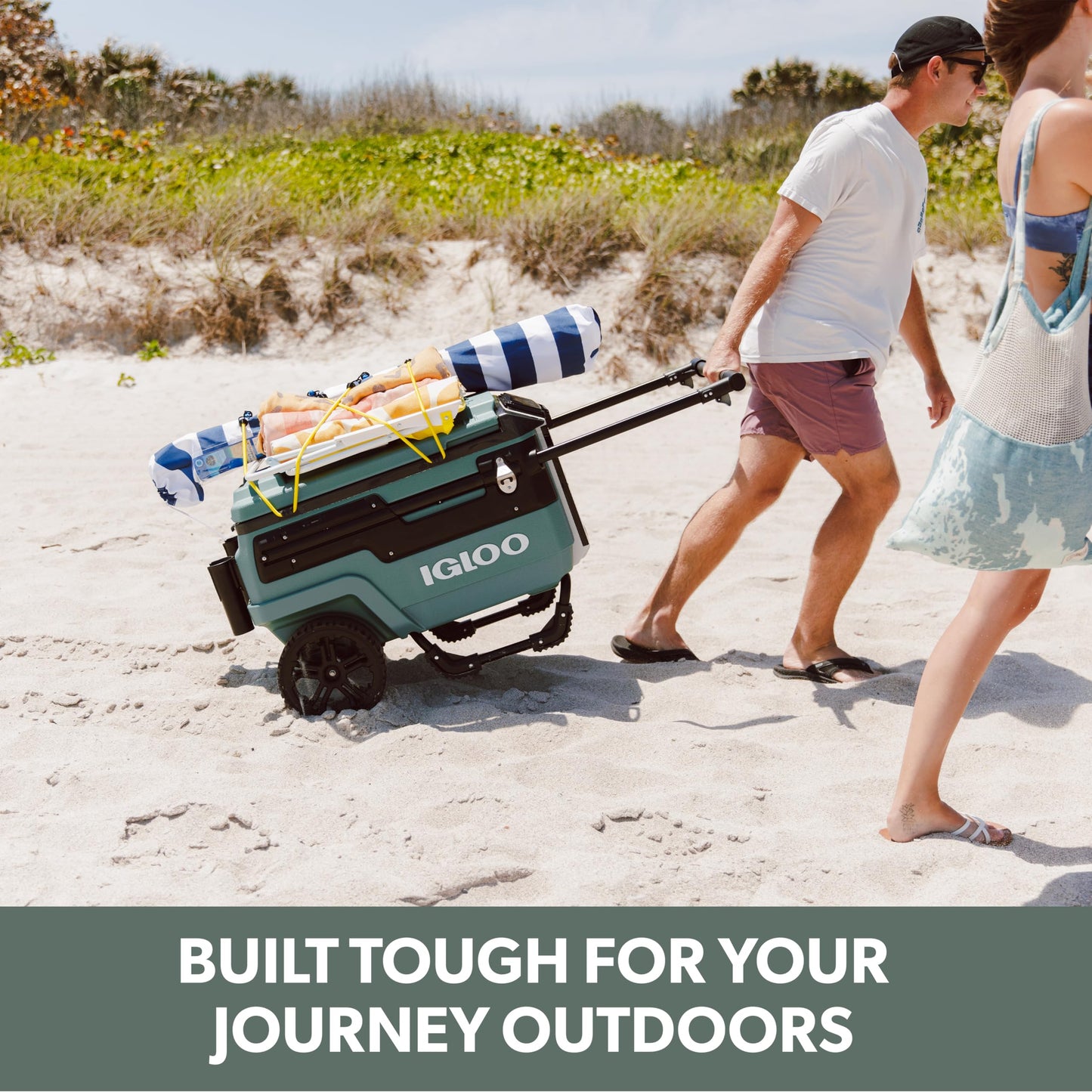 Igloo Trailmate Journey 70 Qt Cooler, Carbonite