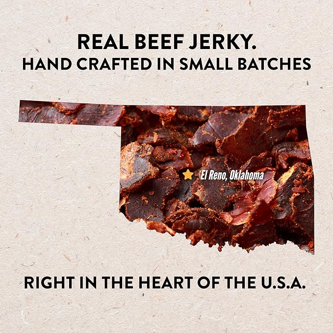 Hardtimes Beef Jerky - Variety, Specialty Gift Bag - Great Gift for Father's Day, Holiday, & Birthday - 5 Pack of 2.25 oz Bags Original, Black Pepper, Hot, Teriyaki, & Sweet Heat - 4 Jerky Chews