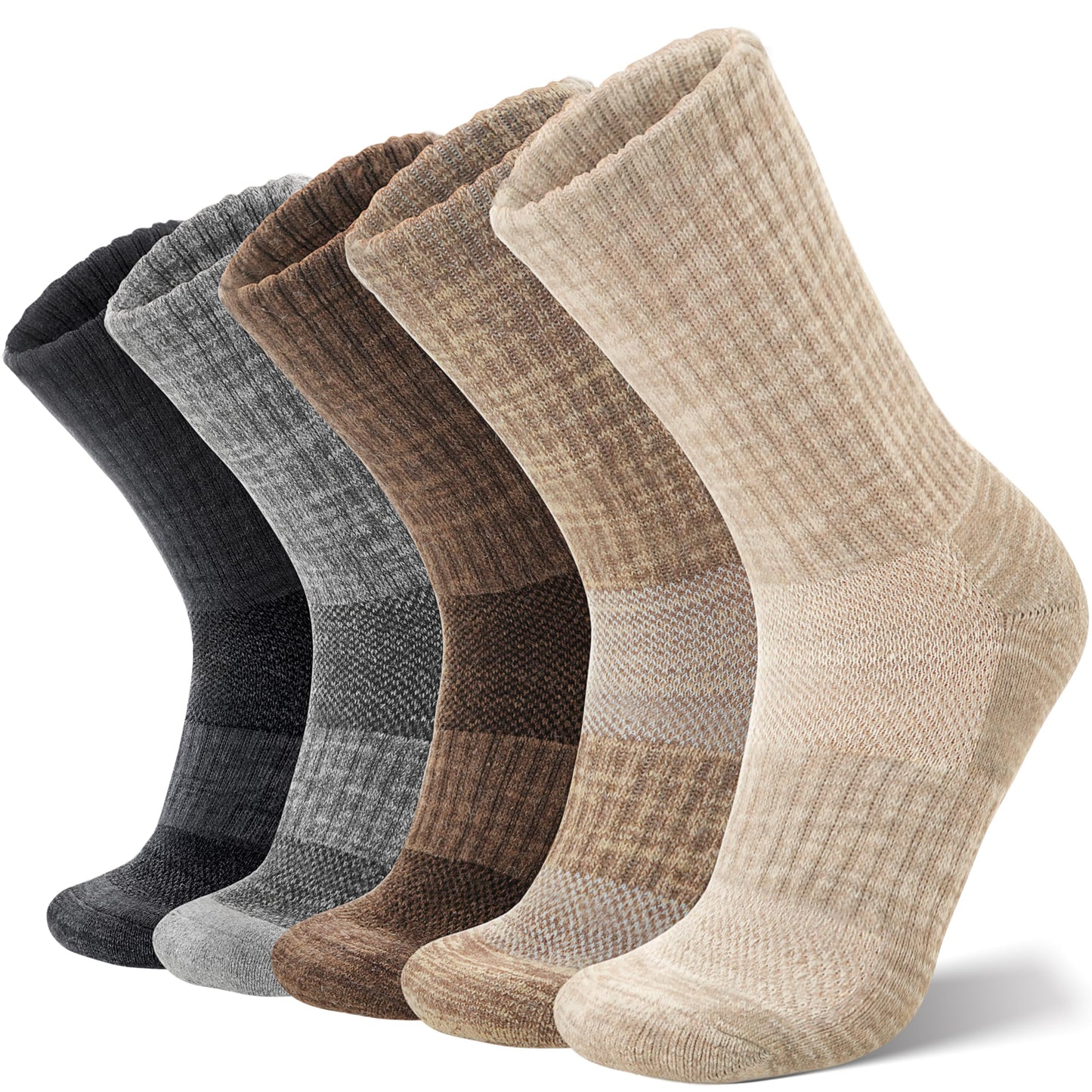ANTSANG Merino Wool Hiking Socks, Maximum Breathability, for Men and Women
