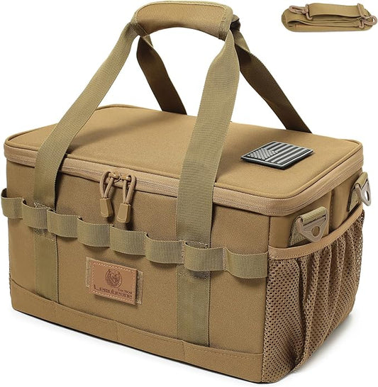 Tactical Camping Storage Bag 18L Tactical Utility Tote Bag Camping Cookware Organizer Trunk