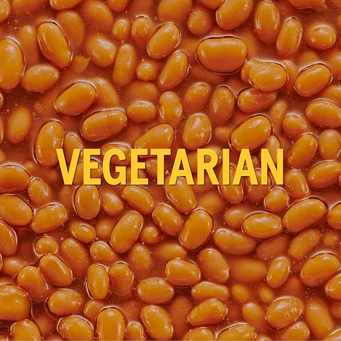 BUSH'S BEST 16 oz Canned Vegetarian Baked Beans, Source of Plant Based Protein and Fiber, Low Fat, Gluten Free, (Pack of 12)