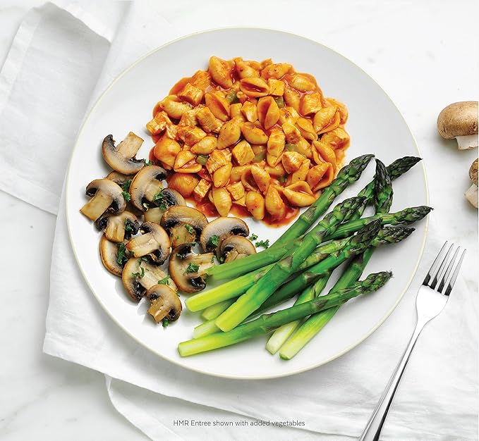 HMR Colossal Pasta Pack I Pre-packaged Lunch or Dinner to Support Weight Loss I Ready to Eat I 10-17g of Protein I Low Calorie Food I 7-8oz Serving per Meal I Creates pack of 24