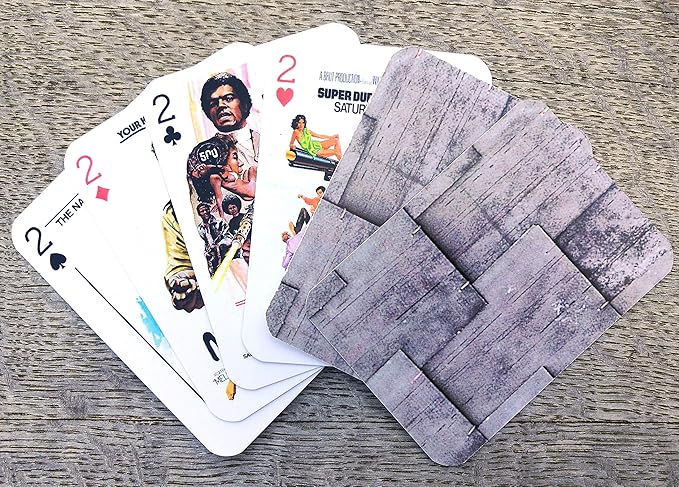 Playing Cards (Poker Deck 54 Cards All Different) BLAXPLOITATION Vintage Movie Posters Vintage Trash Movie Posters Crime Action