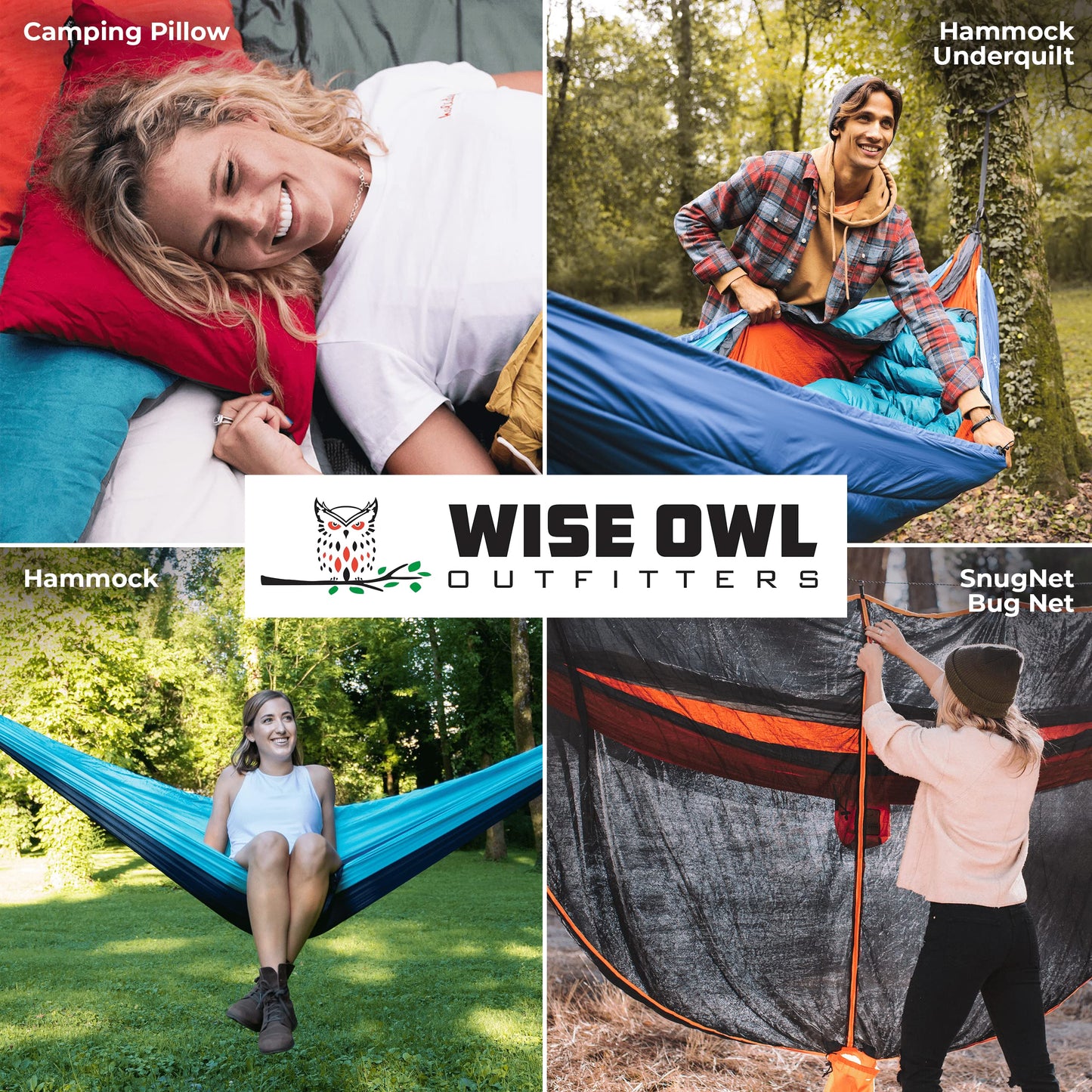 Wise Owl Outfitters Camping Blanket, Packable Puffy Quilt for Backpacking