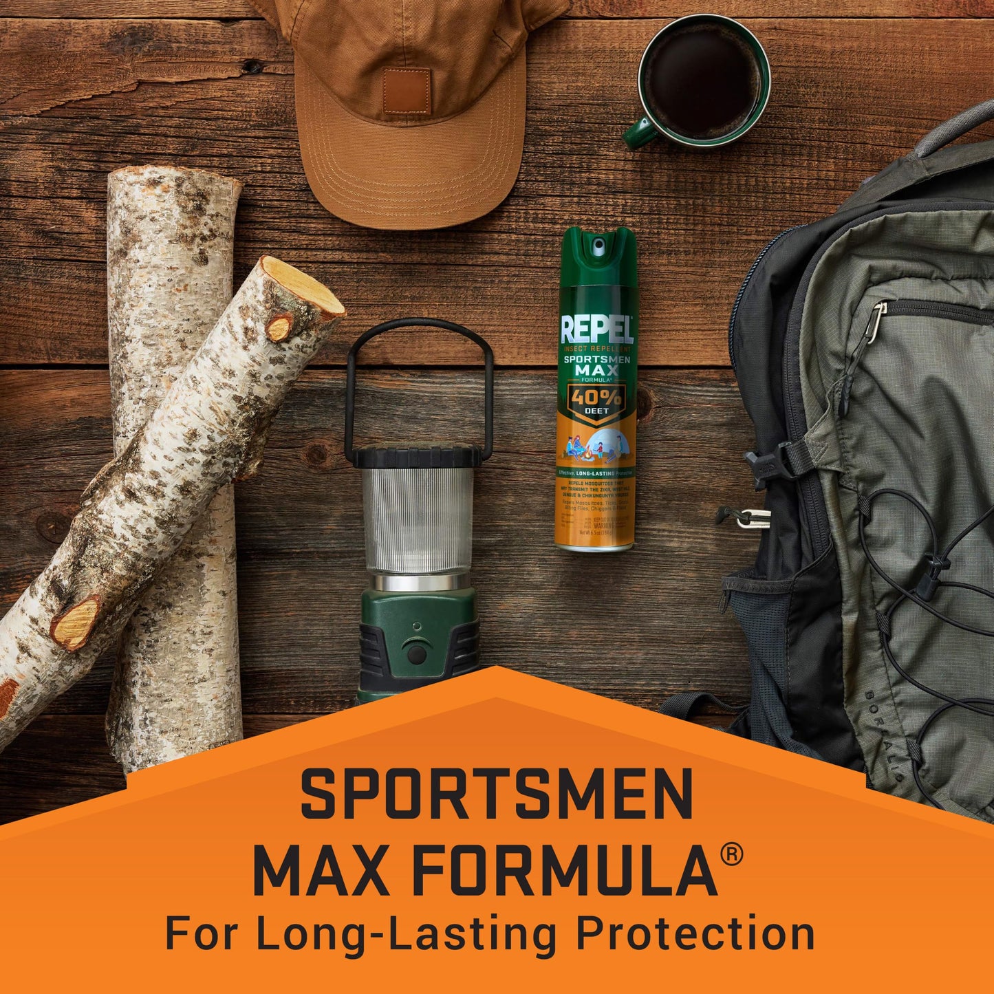 Repel Sportsmen Max Mosquito & Insect Repellent 6.5 Oz, 40% DEET, 3 Pack